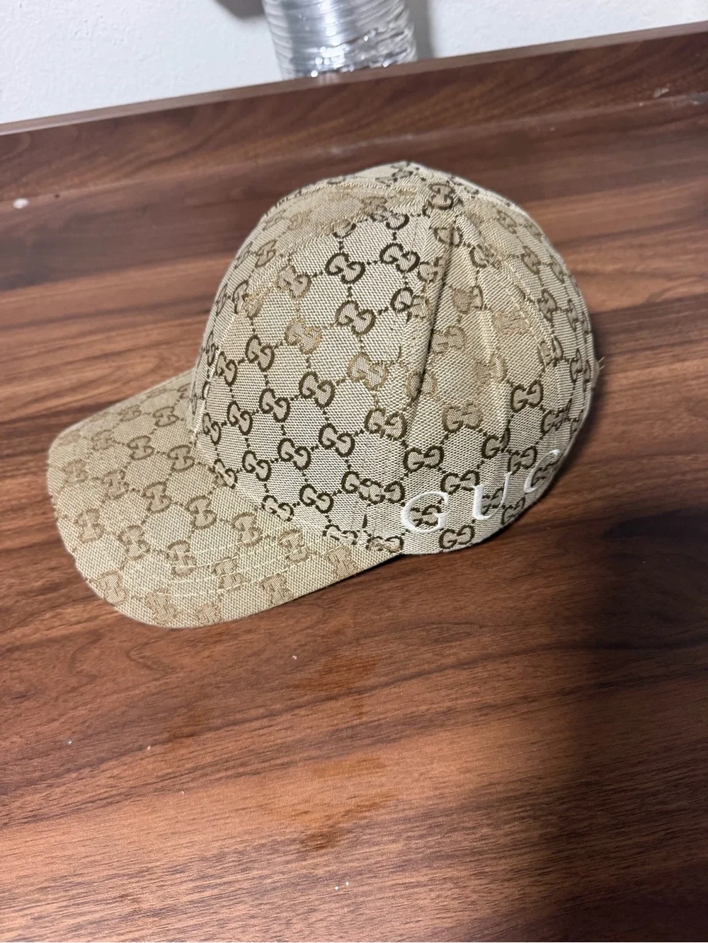 Gucci Brown Monogram Baseball Cap - Men's Designer Hat